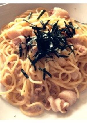 ホタテと明太子のクリームパスタ-レシピのメイン写真