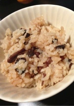 無印のきのこごはんの素でもっとおいしく-レシピのメイン写真