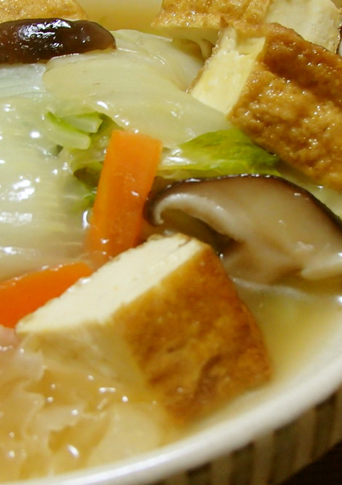 時短♪たっぷり白菜と厚揚げの旨煮-レシピのメイン写真