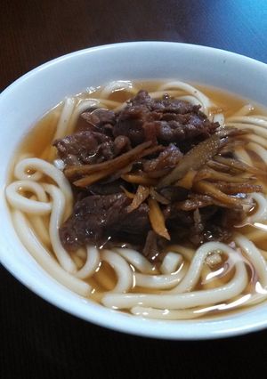 肉ごぼううどん-レシピのメイン写真
