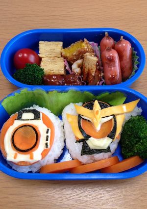 キャラ弁★仮面ライダー鎧武-レシピのメイン写真