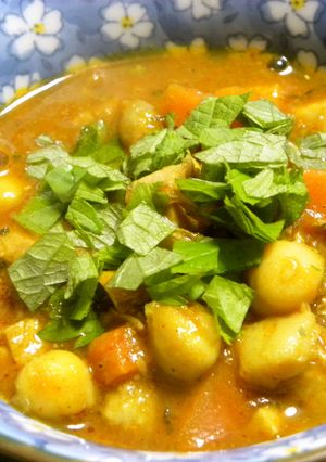 人参と乾燥ひよこ豆のカレー☆-レシピのメイン写真