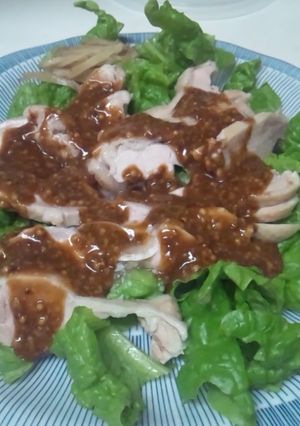 チキンの粒マスタードソースかけ-レシピのメイン写真