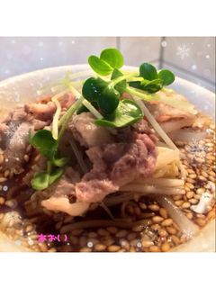 簡単!ヘルシー!蒸し豚もやし-レシピのメイン写真