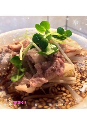 簡単！ヘルシー！蒸し豚もやし-レシピのメイン写真