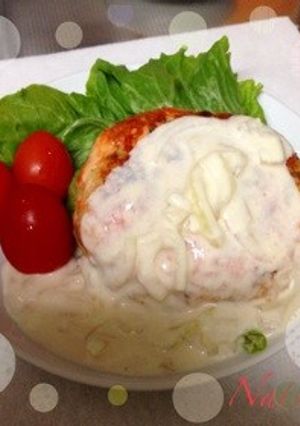 ヘルシーサーモンバーグ-レシピのメイン写真