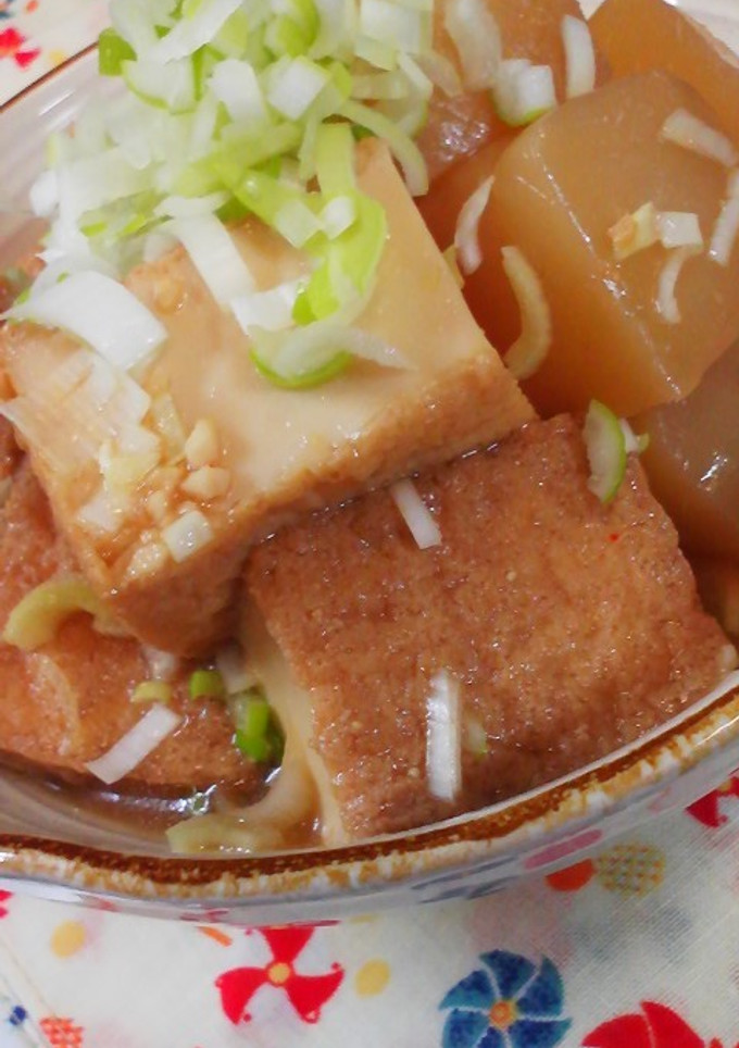 ◎簡単◎ 厚揚げとこんにゃくだけの味噌煮-レシピのメイン写真