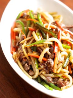 チンジャオロース風焼きうどん-レシピのメイン写真