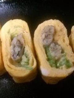 ししゃも巻き卵焼き-レシピのメイン写真