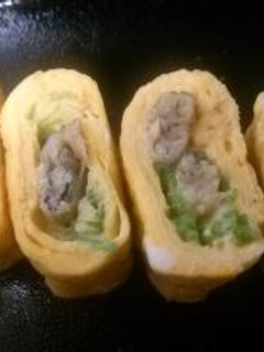 ししゃも巻き卵焼き-レシピのメイン写真