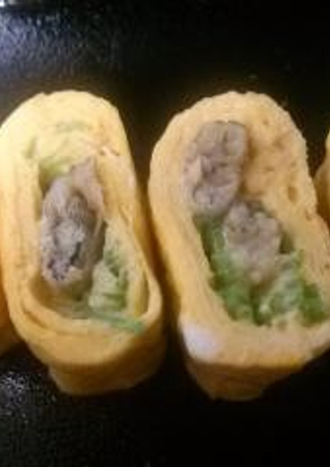 ししゃも巻き卵焼き-レシピのメイン写真