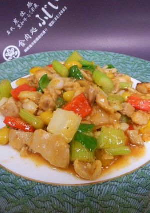 トリ肉と銀杏の中華炒め-レシピのメイン写真