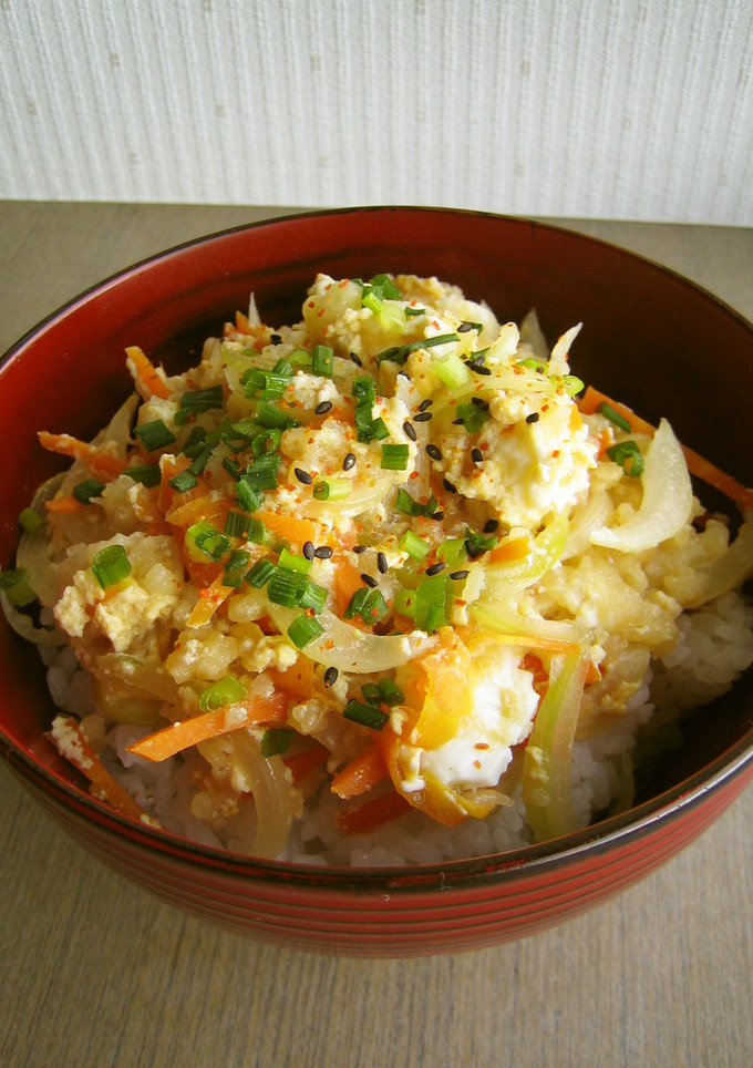 簡単＊天かすでかき揚げ丼風-レシピのメイン写真