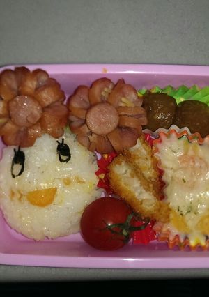キャラ弁 ふなっしーだょ-レシピのメイン写真