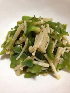 ピーマンとえのきのポン酢和え-レシピのメイン写真