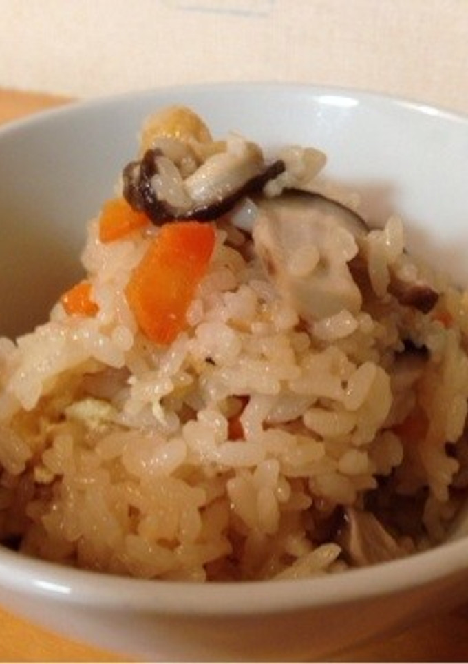 簡単椎茸ごはん♩-レシピのメイン写真