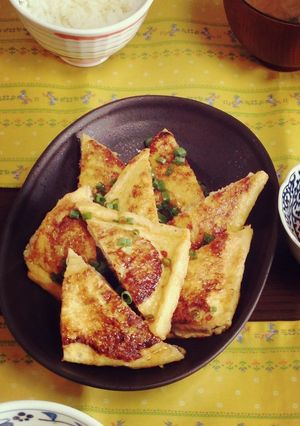 簡単‼油揚げで餃子風ボリュームおかず-レシピのメイン写真