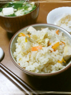 【新あいみ】だけで絶品!炊き込みご飯-レシピのメイン写真