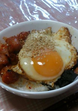簡単　キムチ丼(・∀・)-レシピのメイン写真