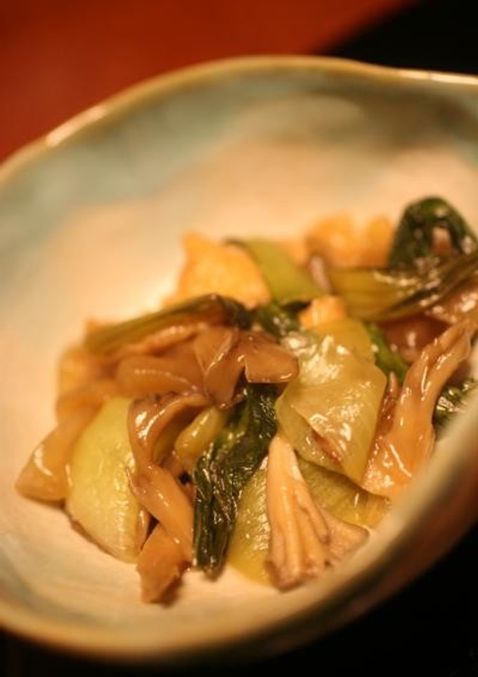 ぱぱっと！ちんげん菜炒め煮-レシピのメイン写真