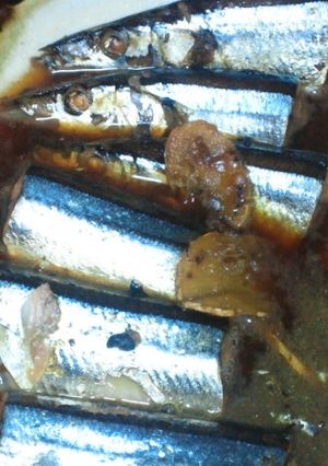 圧力釜無しで頭も食べられる秋刀魚の煮付け-レシピのメイン写真