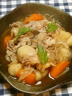 美味しい♪里芋の肉じゃが風-レシピのメイン写真
