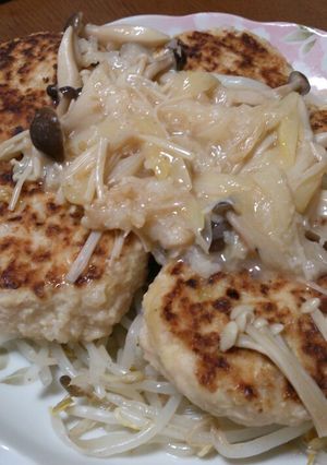 おとうふ鶏つくねの塩麹ソース-レシピのメイン写真