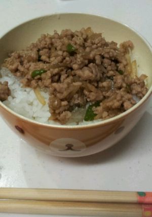 簡単♪安い♪フライパン一つでヘルシー豚丼-レシピのメイン写真