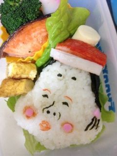 キャラ弁!オカメ納豆クリスマスバージョン-レシピのメイン写真