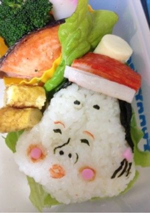 キャラ弁！オカメ納豆クリスマスバージョン-レシピのメイン写真