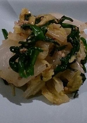 白菜とにらのお浸し-レシピのメイン写真