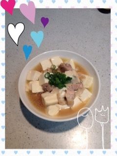 鶏肉と豆腐の煮物-レシピのメイン写真