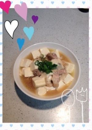 鶏肉と豆腐の煮物-レシピのメイン写真