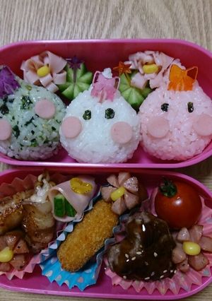 初めてのキャラ弁～(。>д<)-レシピのメイン写真