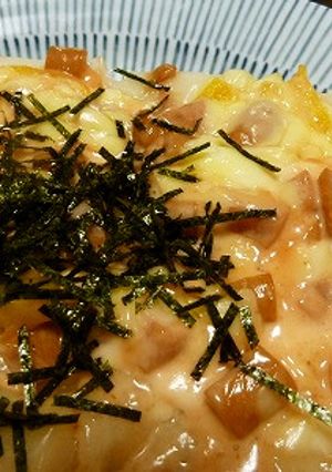 めんたいマヨのおもちピザ-レシピのメイン写真