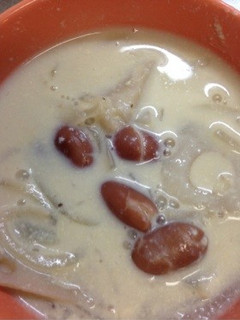 金時豆と蓮根の豆乳スープ-レシピのメイン写真