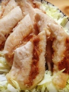 簡単‼ささみの梅肉焼き♡-レシピのメイン写真