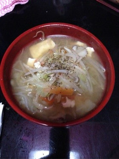 ヘルシー生姜味噌ラーメン-レシピのメイン写真