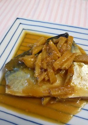 生姜たっぷり♪とろとろさばの味噌煮-レシピのメイン写真