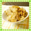 。*鶏肉とレンコンの混ぜご飯*。