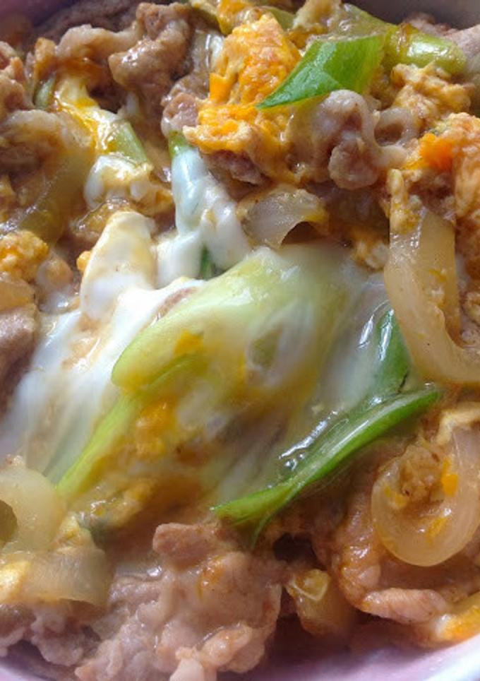 とろとろ卵の豚とじ丼-レシピのメイン写真