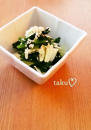 ほうれん草とキャベツのナムル-レシピのメイン写真