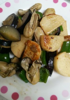 牡蠣と野菜のポン酢焼き-レシピのメイン写真