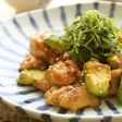 鶏肉とアボカドのあっさり梅照り焼き