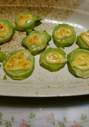 ブロッコリーの茎のマヨ焼き♡-レシピのメイン写真
