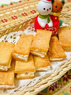 濃厚バタークリームのさくさくラスクサンド-レシピのメイン写真