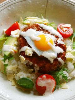 ヘルシー♪ロコモコ丼-レシピのメイン写真