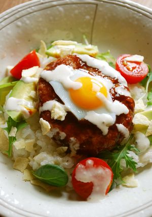 ヘルシー♪ロコモコ丼-レシピのメイン写真
