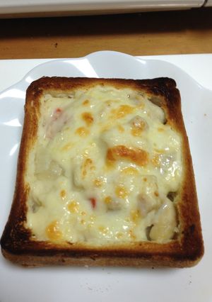 クリームシチュートースト-レシピのメイン写真