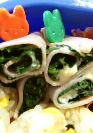 お弁当おかず★ほうれん草のハム巻き-レシピのメイン写真